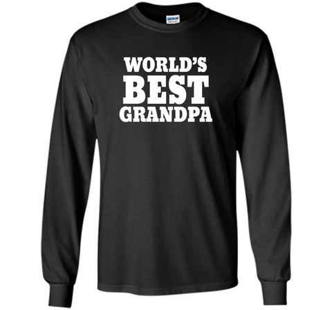 World's best grandpa - grandparent t-shirt