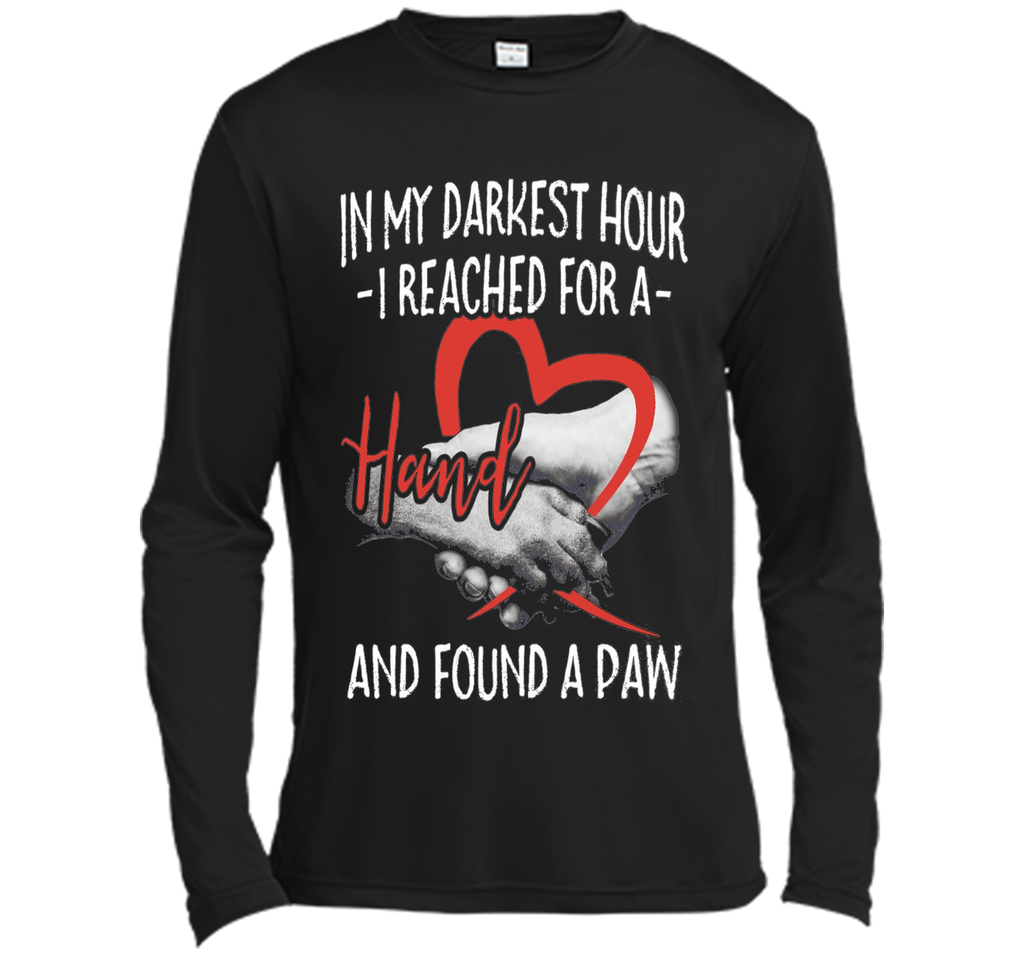 I Reached For A Hand Found A Paw T-Shirt