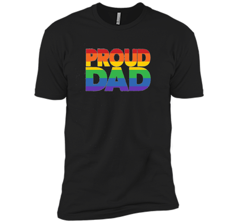 Gay Pride Shirt Proud Dad LGBT parent t-shirt Father's Day
