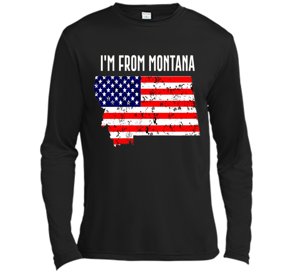 Proud of Montana -US flag Independence day Tshirt