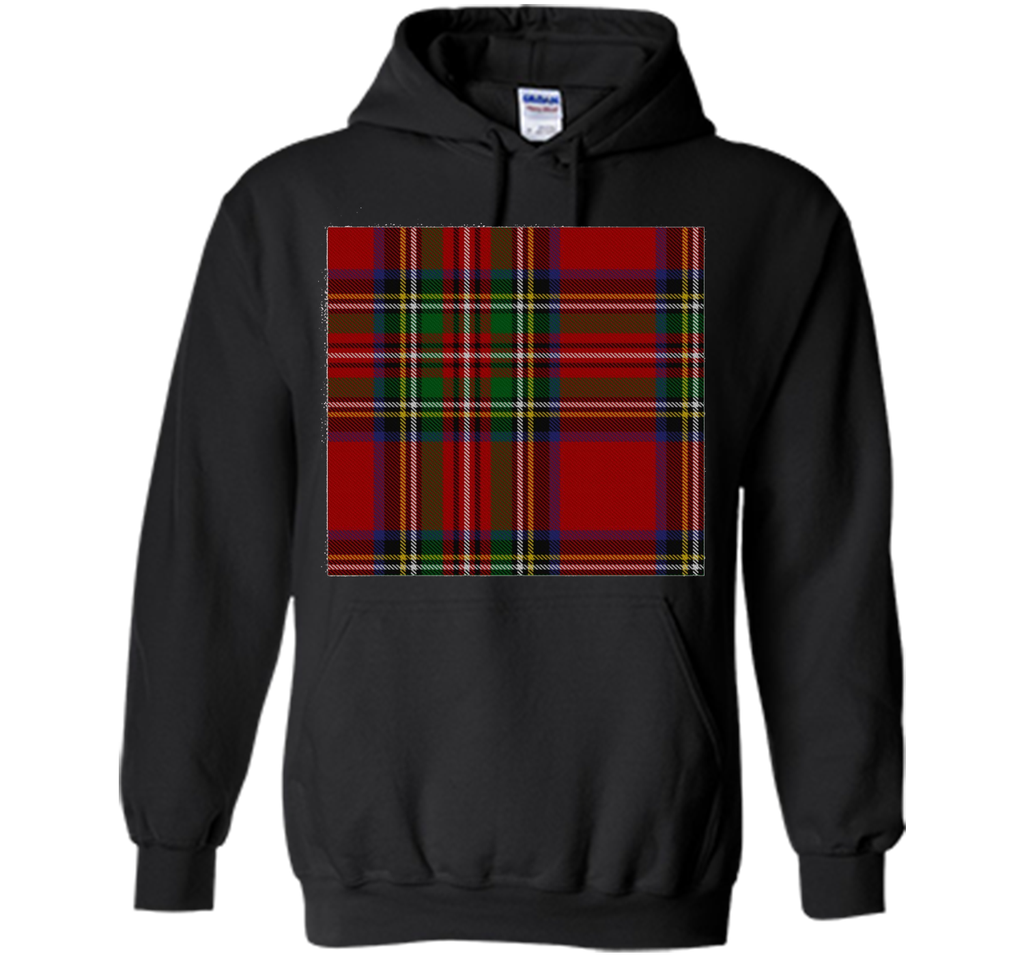 Royal Stewart Tartan T-Shirt Queen Elizabeth II Punk