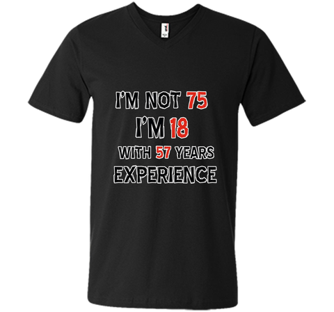 Funny 75 year old birthday tshirt