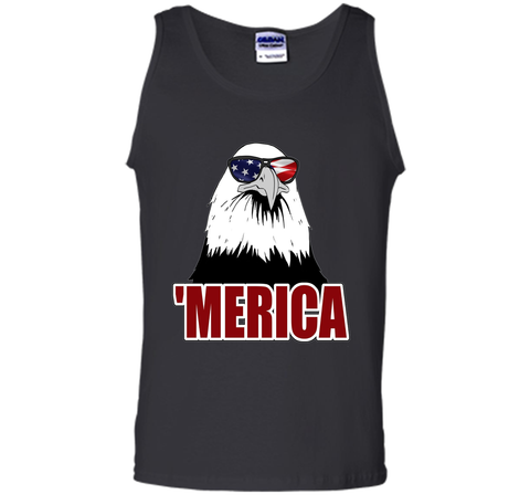 'Merica Patriotic Bald Eagle Graphic T-Shirt