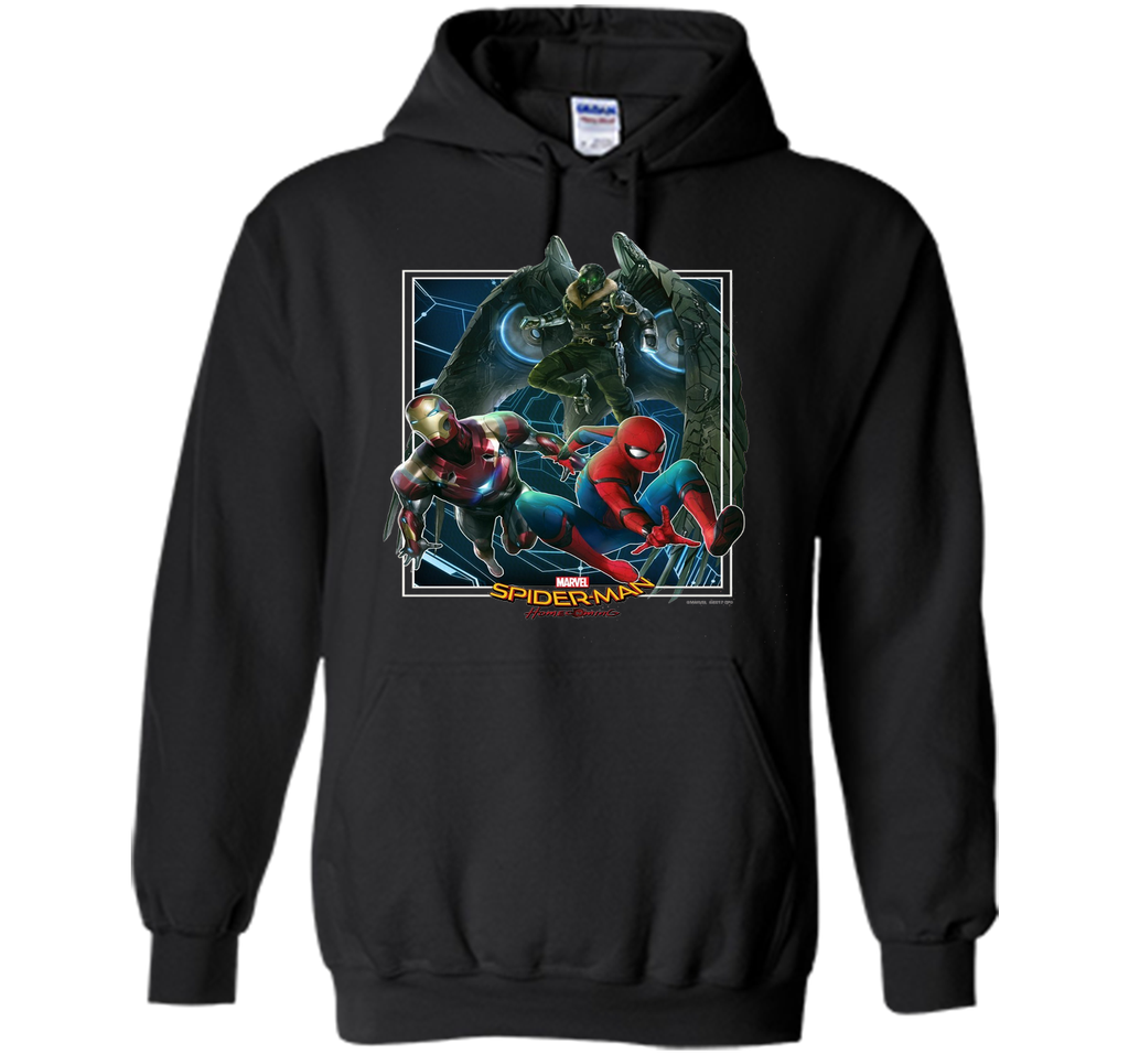 Marvel Spider-Man Homecoming Iron Man Vulture Battle T-Shirt