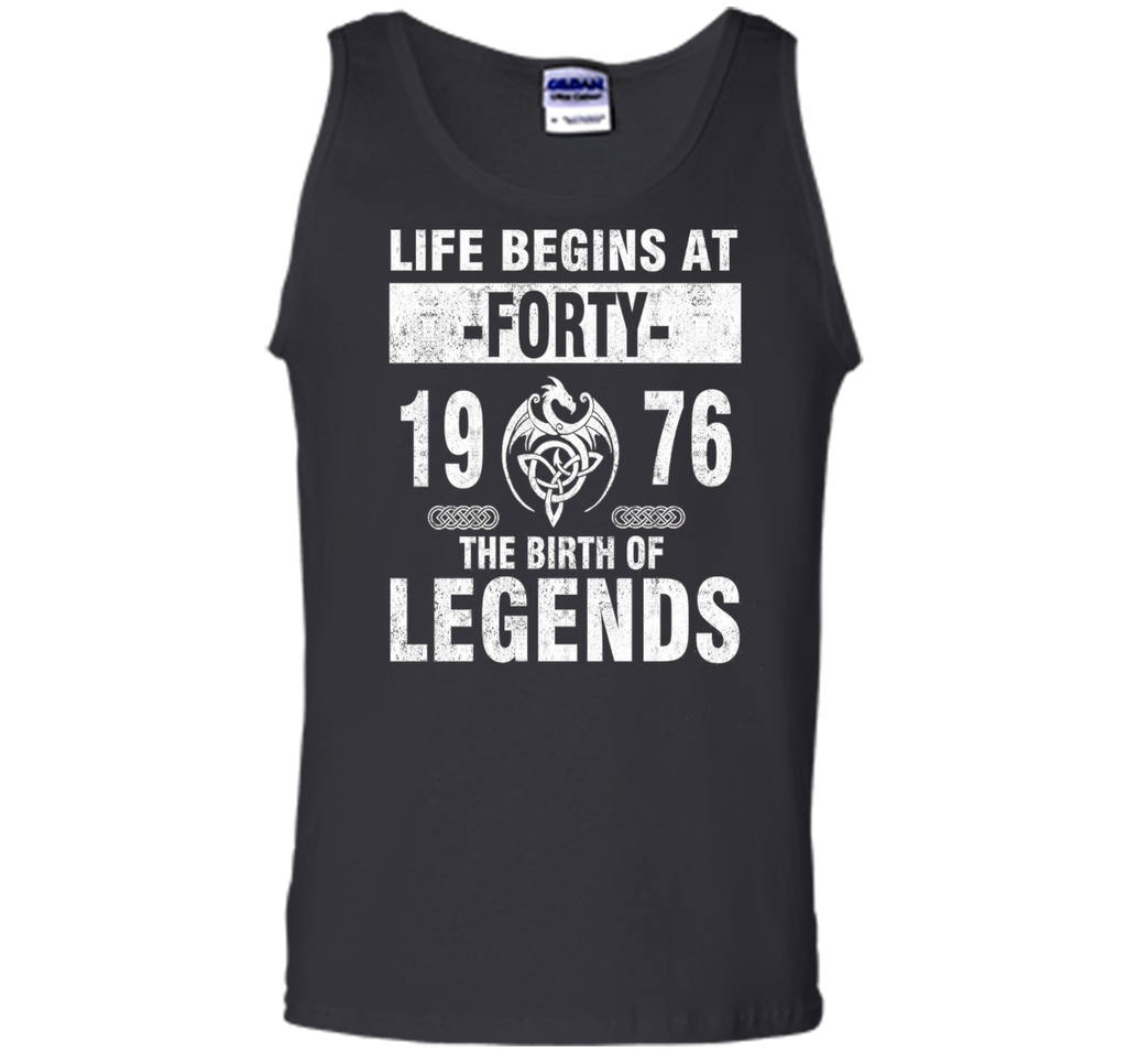 40th Birthday Gift - Made 1976 The Birth Of Legends Tshirt