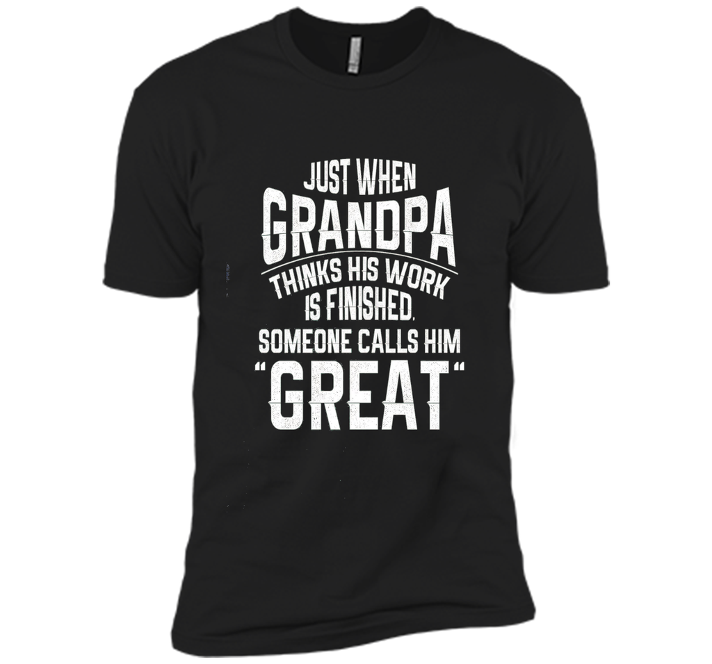 Men's Great Grandpa Family T Shirt