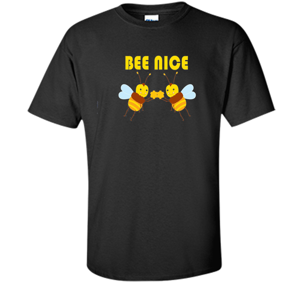 Bee Nice Beekeeping T shirt Beekeeper Honey Bee Honeycomb