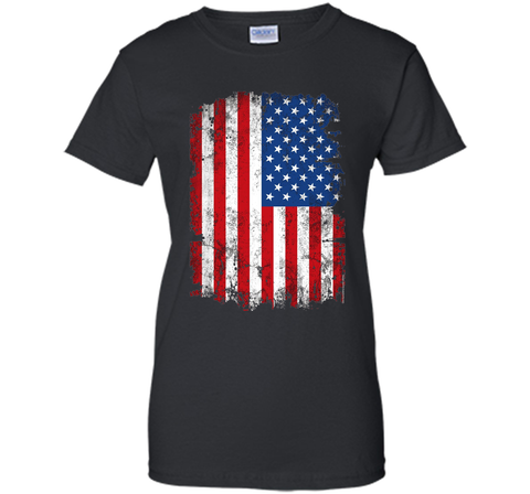 Vintage Patriotic American Flag 4th of July Family T-Shirt