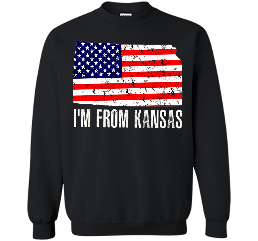 Proud of Kansa-US flag Independence day Tshirt