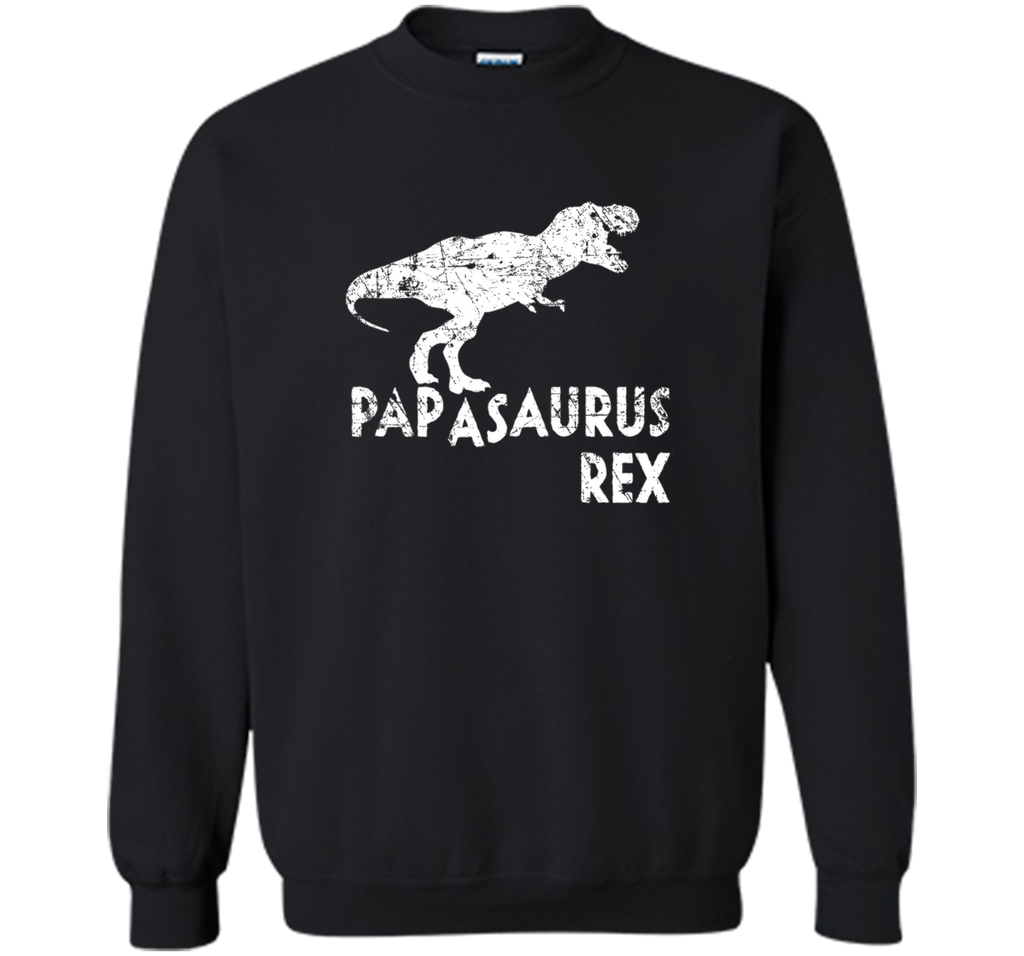 Mens Papasaurus Rex Shirt, Funny Cute Dinosaur Father's Day Gift