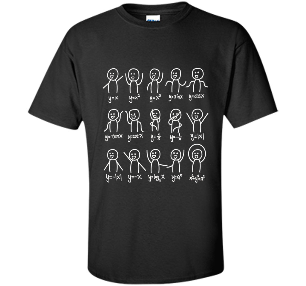 Algebra Dance Funny Graph Figures Math Equation T-shirt