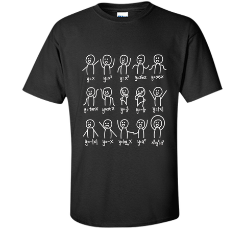 Algebra Dance Funny Graph Figures Math Equation T-shirt