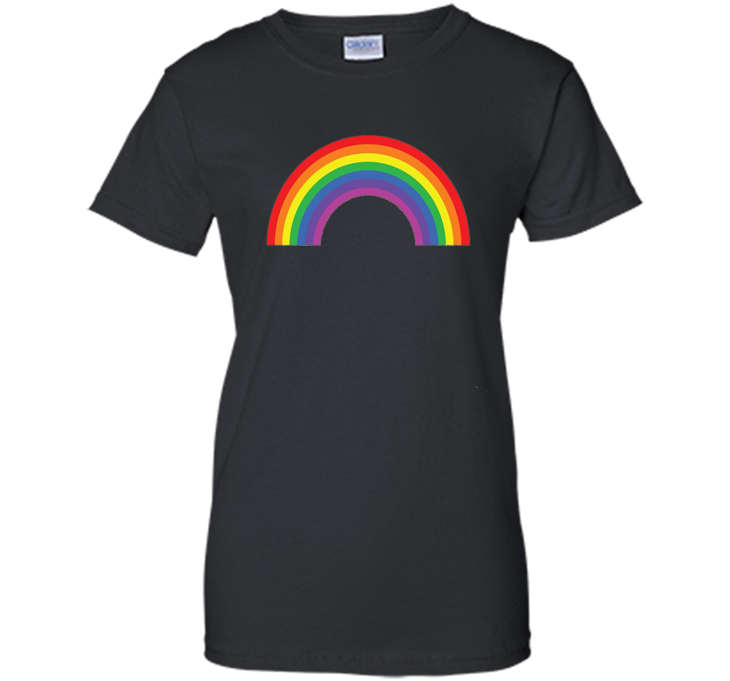 Rainbow Shirt ~  Plain 80s Inspired Graphic Tee