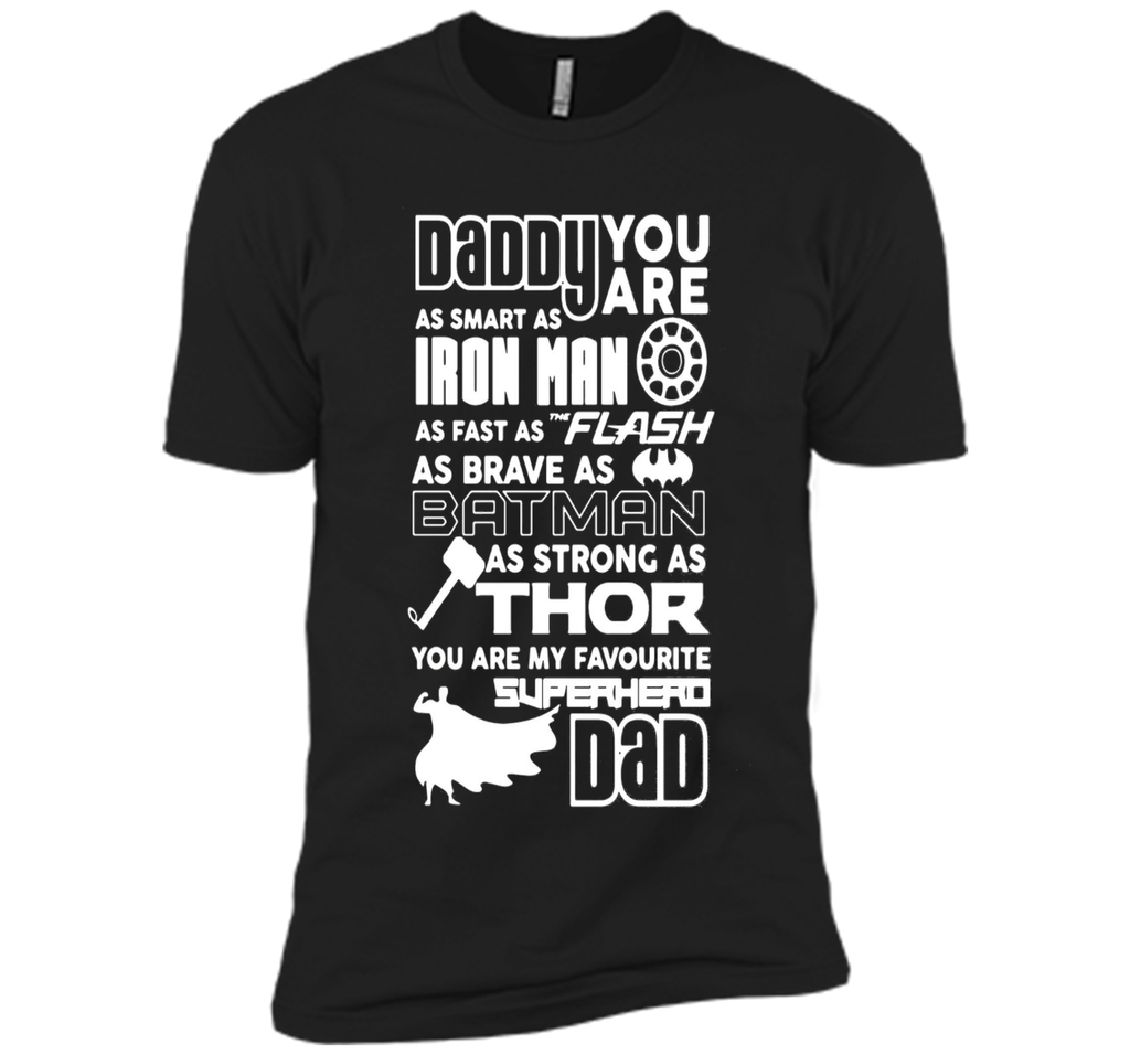 Fun-Gly : Daddy Superhero T shirt, Fathers Day Gift