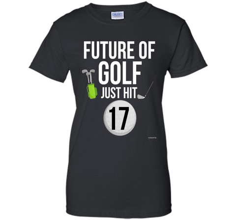 17th Birthday Golf T Shirt 17 Year Old Birthday Gift Tee