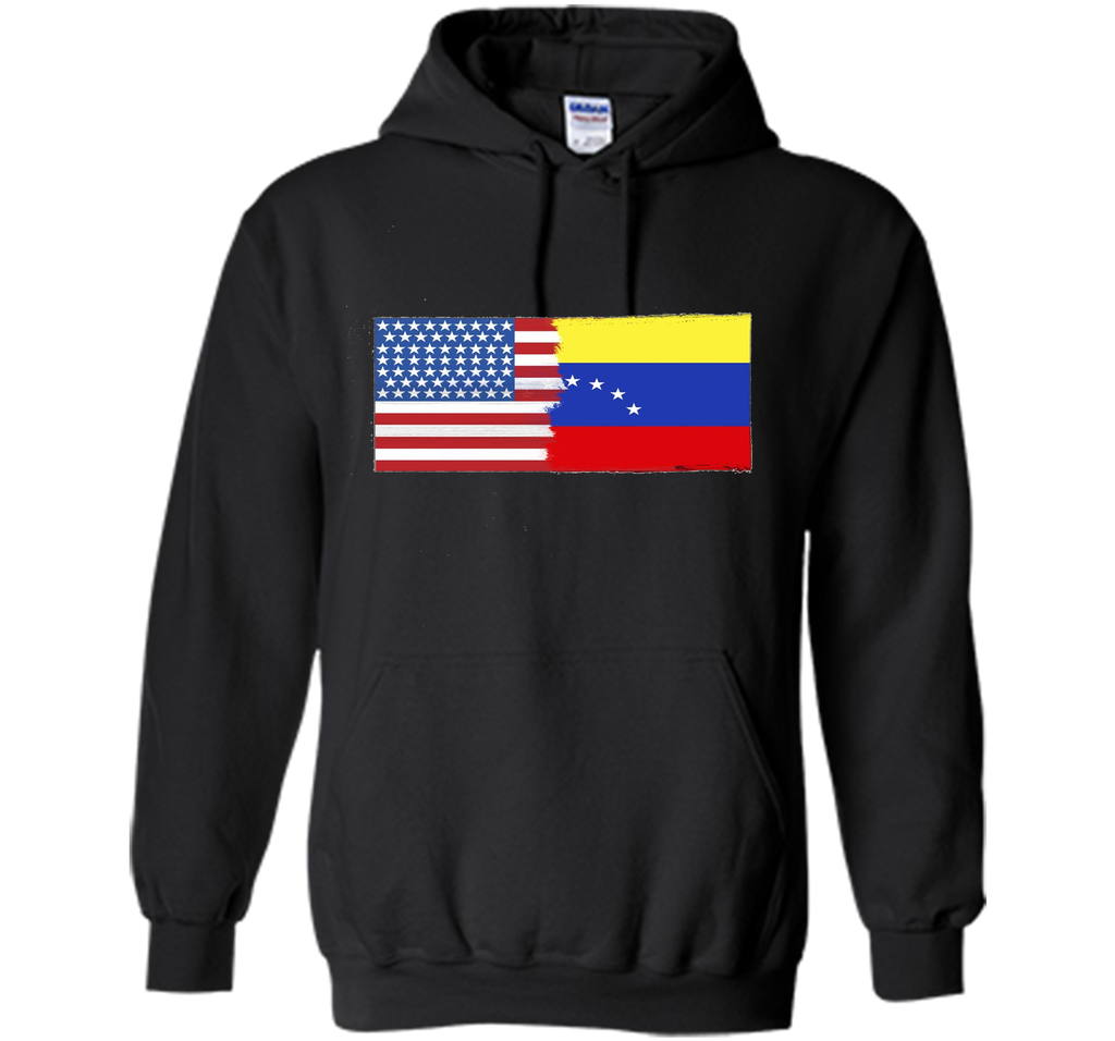 Venezuelan American Half Venezuela Half America Flag Shirt