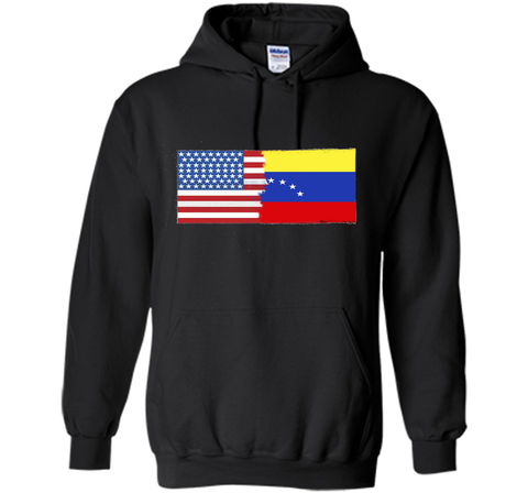 Venezuelan American Half Venezuela Half America Flag Shirt