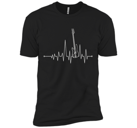 Guitar Heartbeat - Bass Guitar T shirt