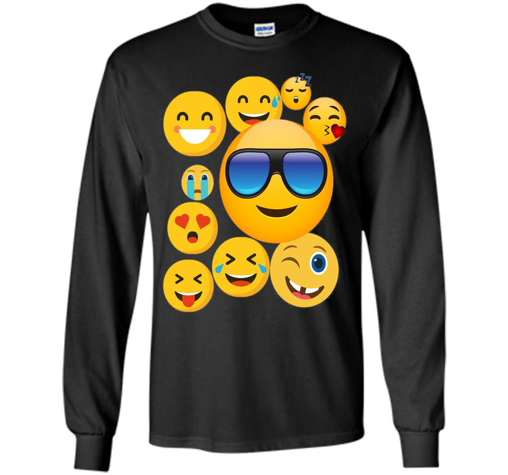 emoji wear -shirt Emoticon Cute smileys Face T-Shirt