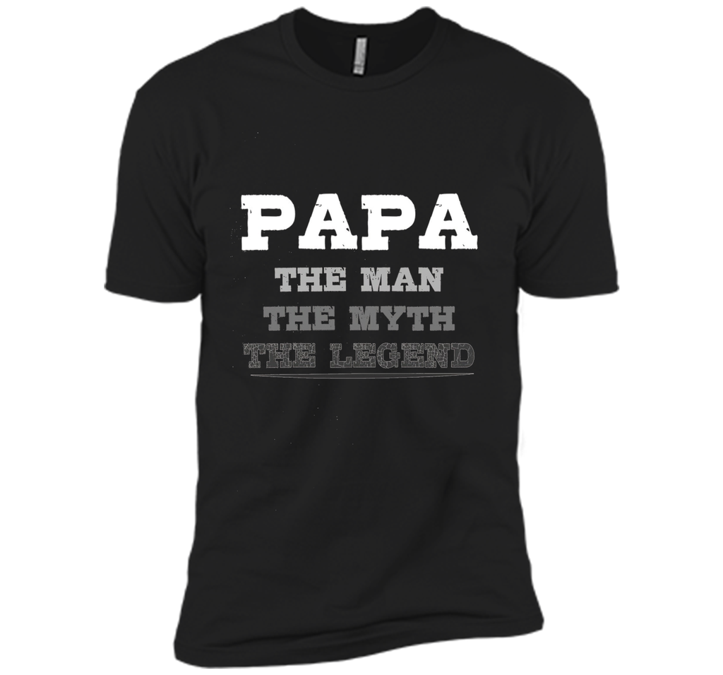 Men's Papa The Man Myth Legend Father's Day Shirt