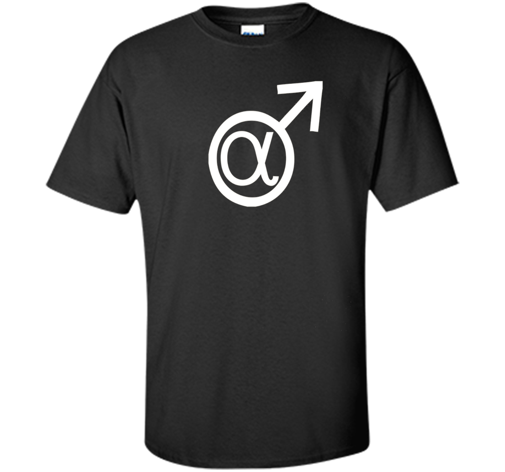 Alpha Male Symbols - Funny symbolic T-shirt for alpha males
