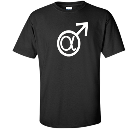 Alpha Male Symbols - Funny symbolic T-shirt for alpha males