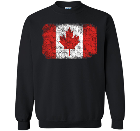 Worn Out Canada Flag T-shirt for Canada Day