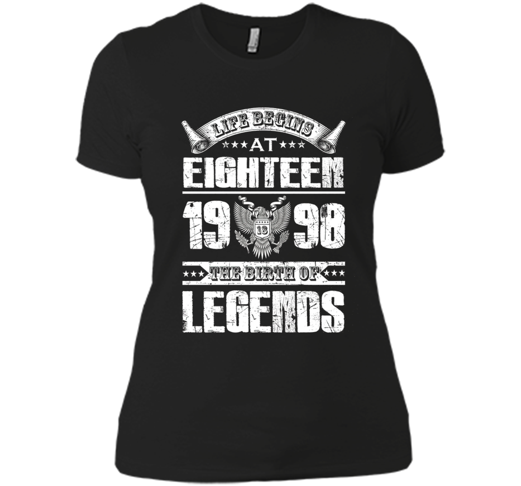 Life begins at 18, 1998 the birth of legends- 1998 T Shirt