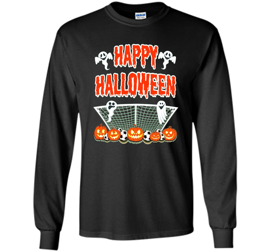 Soccer Halloween Pumpkin Ghost T-Shirt Happy Halloween cool shirt