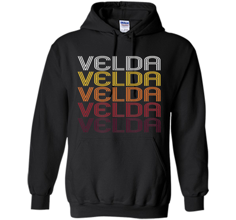 Velda Retro Wordmark Pattern - Vintage Style T-shirt