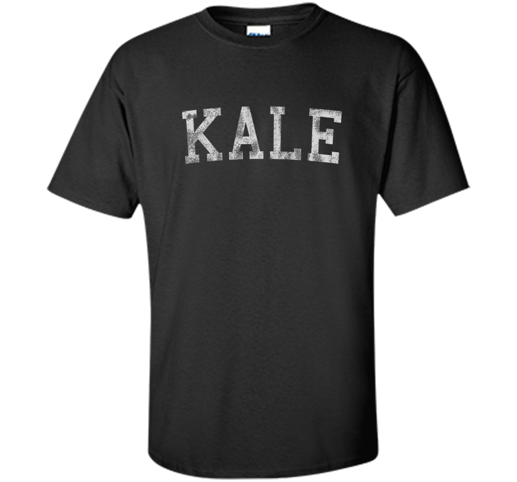 Retro Kale University Funny Vegan T-Shirt