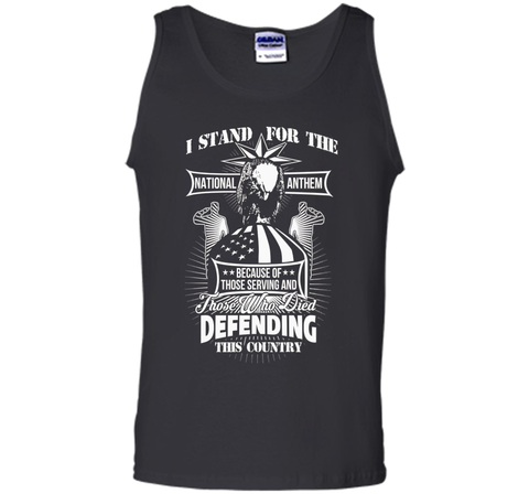 I Stand For The National Anthem veteran t shirts
