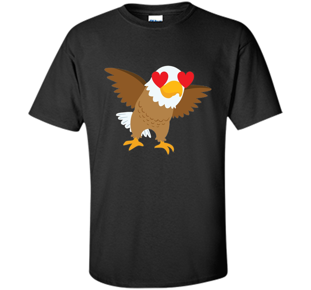 Eagle Emoji Heart Eye Shirt T-Shirt Tee