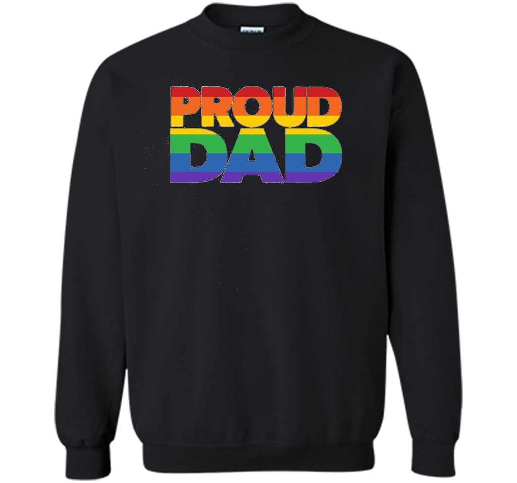 Gay Pride Shirt Proud Dad LGBT parent t-shirt Father's Day