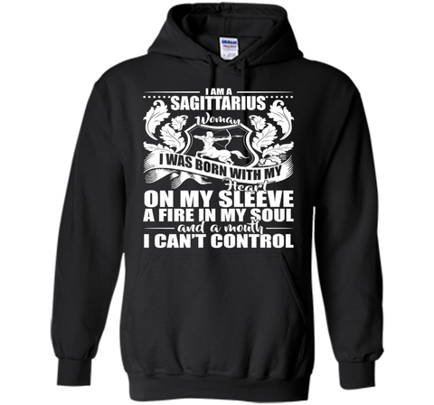 I'm A Sagittarius Woman With My Heart On My Sleeve T-shirt