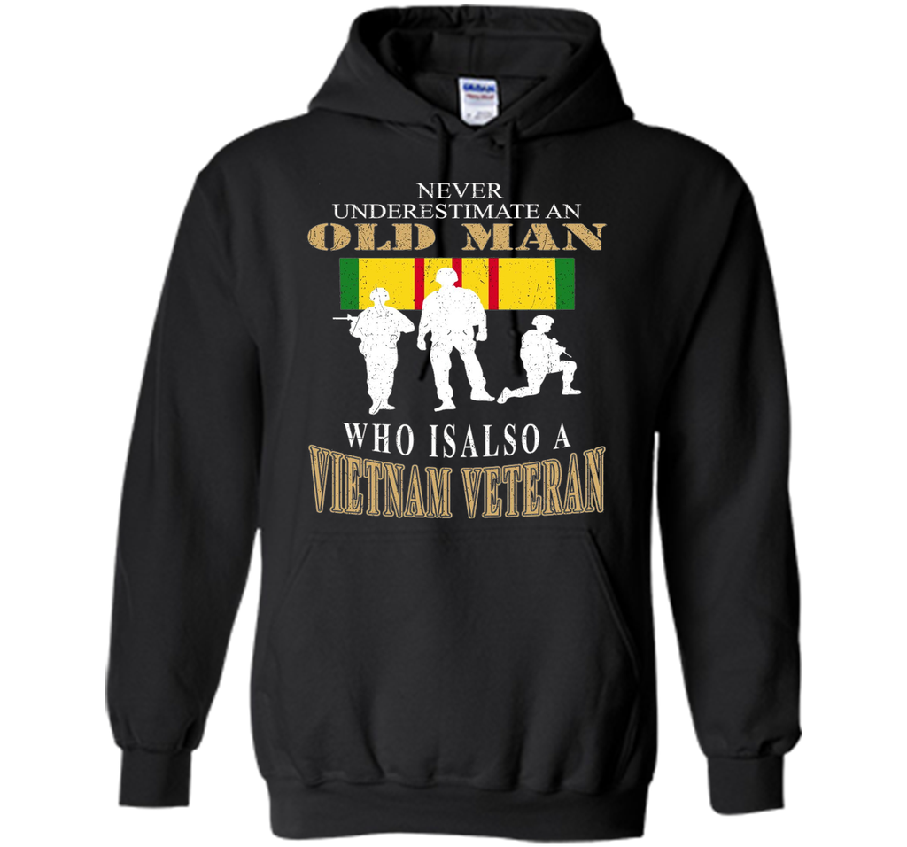 Men's Never underestimate OLD MAN is VIETNAM VETERAN TShirt