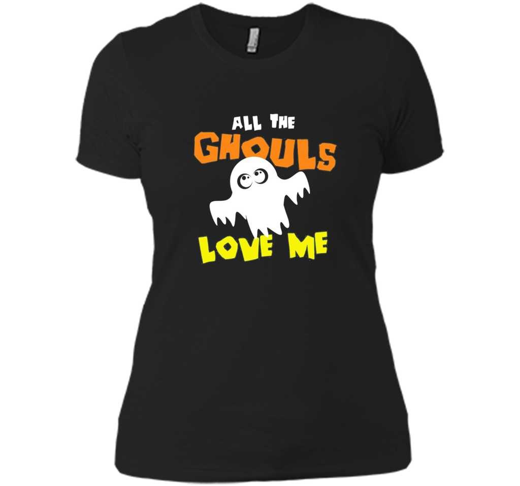 All the Ghouls Love Me Halloween Ghost T-Shirt shirt
