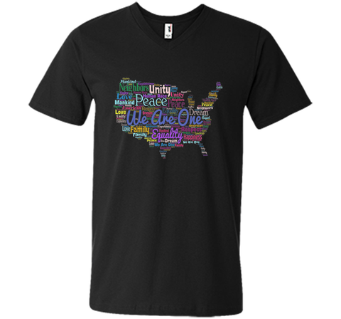 We Are One - Unity Equality Peace T-Shirt cool shirt