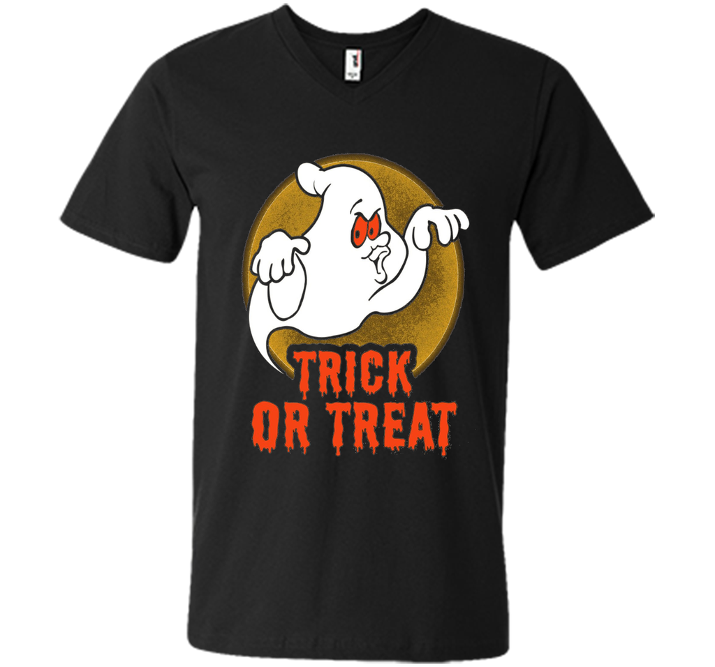 Funny Halloween Trick-or-Treat T-Shirt Ghost Tee cool shirt