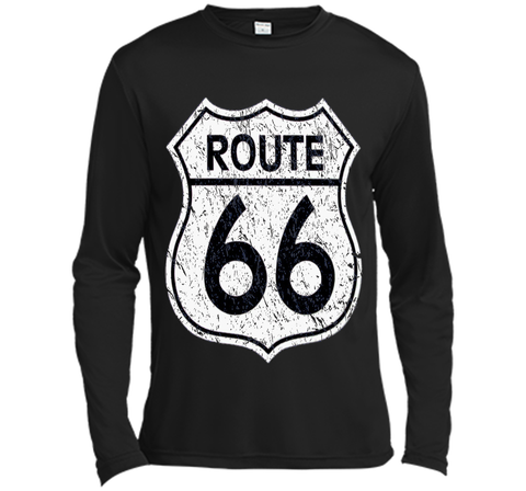 Historical Route 66 Distressed Vintage Look T Shirt