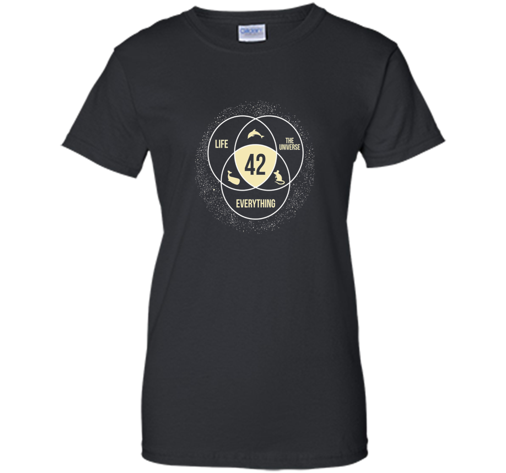 the answer to life universe and everything t-shirt
