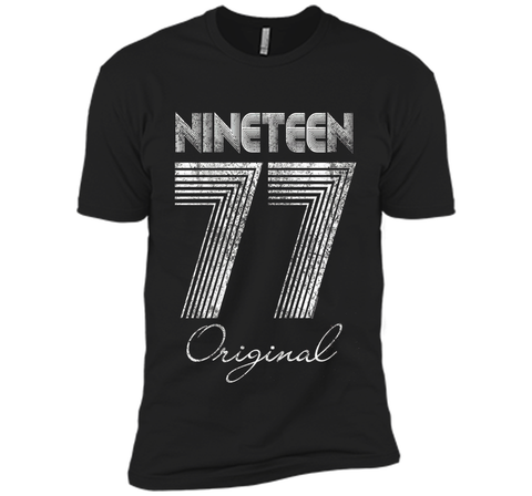 Vintage Nineteen 77 Original 40th Birthday 1977 T-Shirt