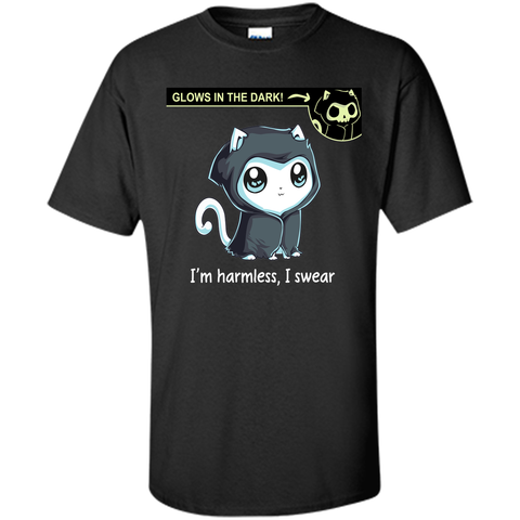 grim kitty, i'm harmless, i wear-lovely cat-lovely animal t shirt
