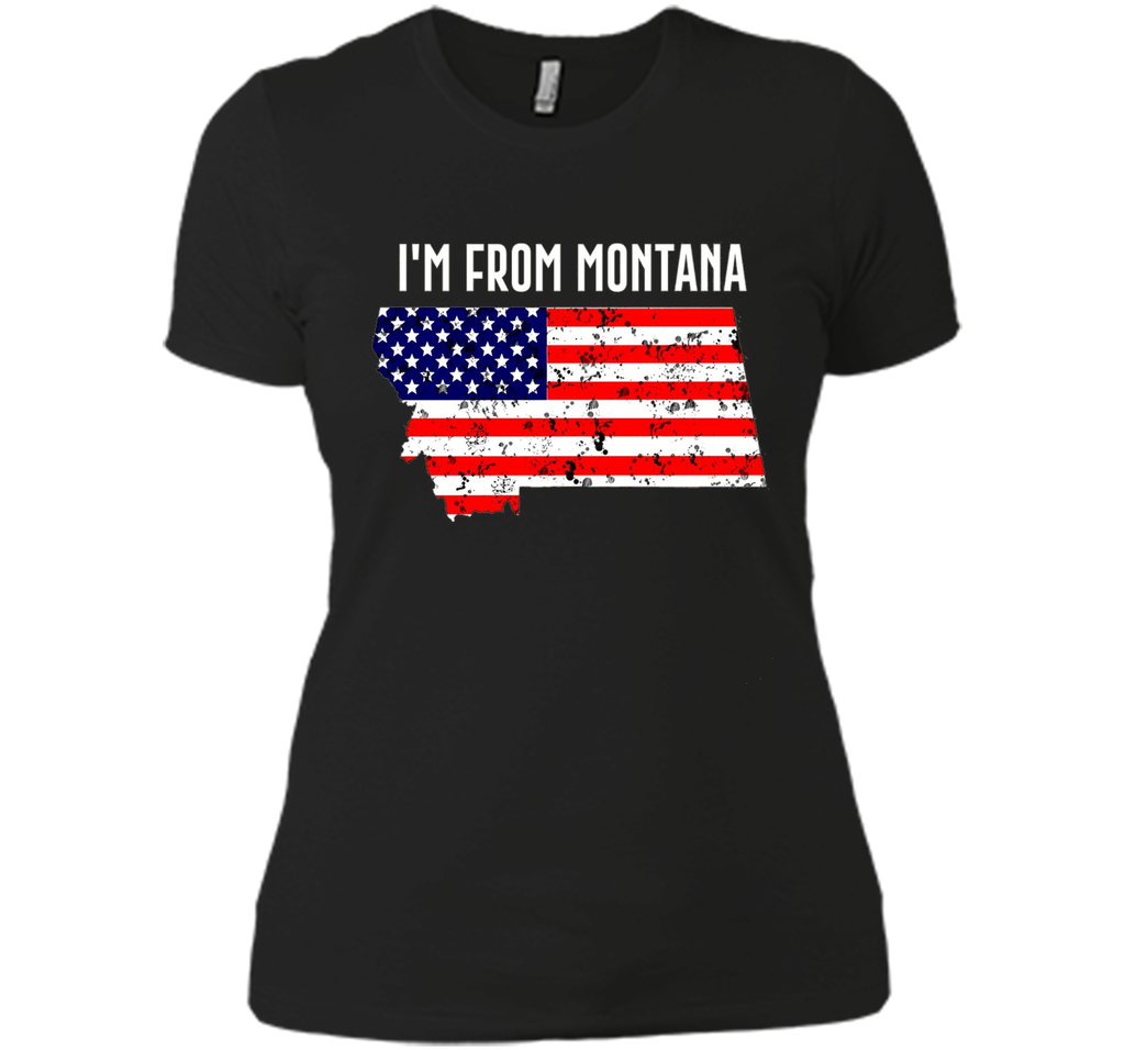 Proud of Montana -US flag Independence day Tshirt