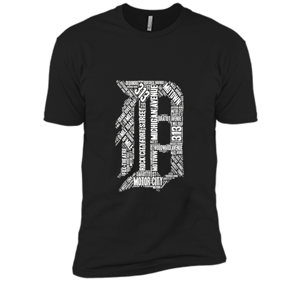 Detroit T Shirt Graphic D