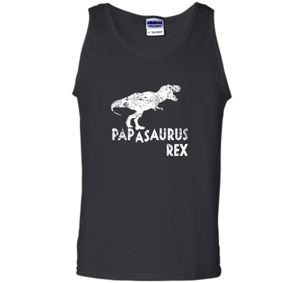 Mens Papasaurus Rex Shirt, Funny Cute Dinosaur Father's Day Gift