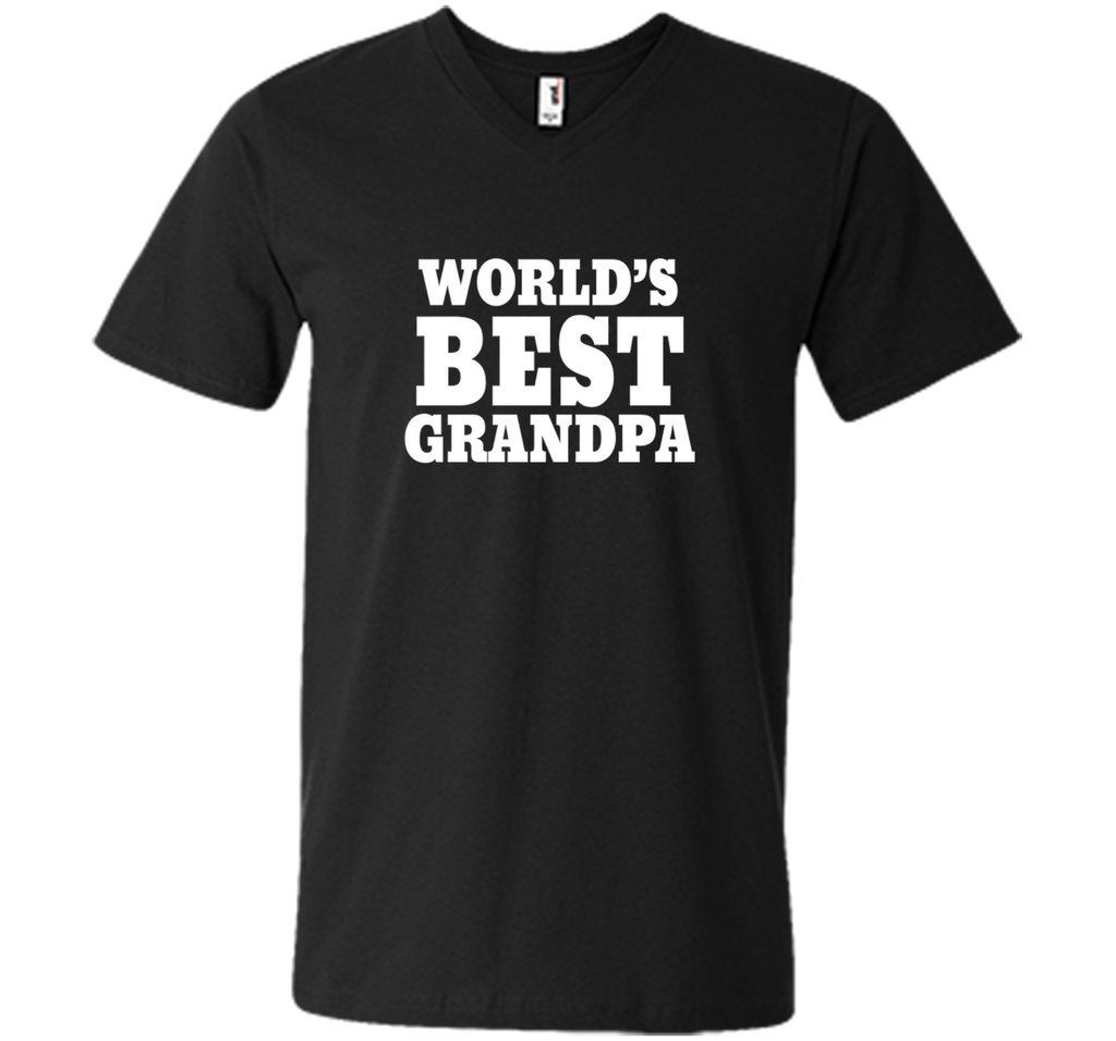 World's best grandpa - grandparent t-shirt