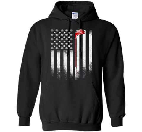 Golf American Flag T Shirt