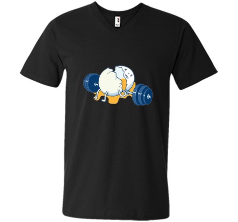 Weightlifting Accident Gym Funny Egg T-shirt