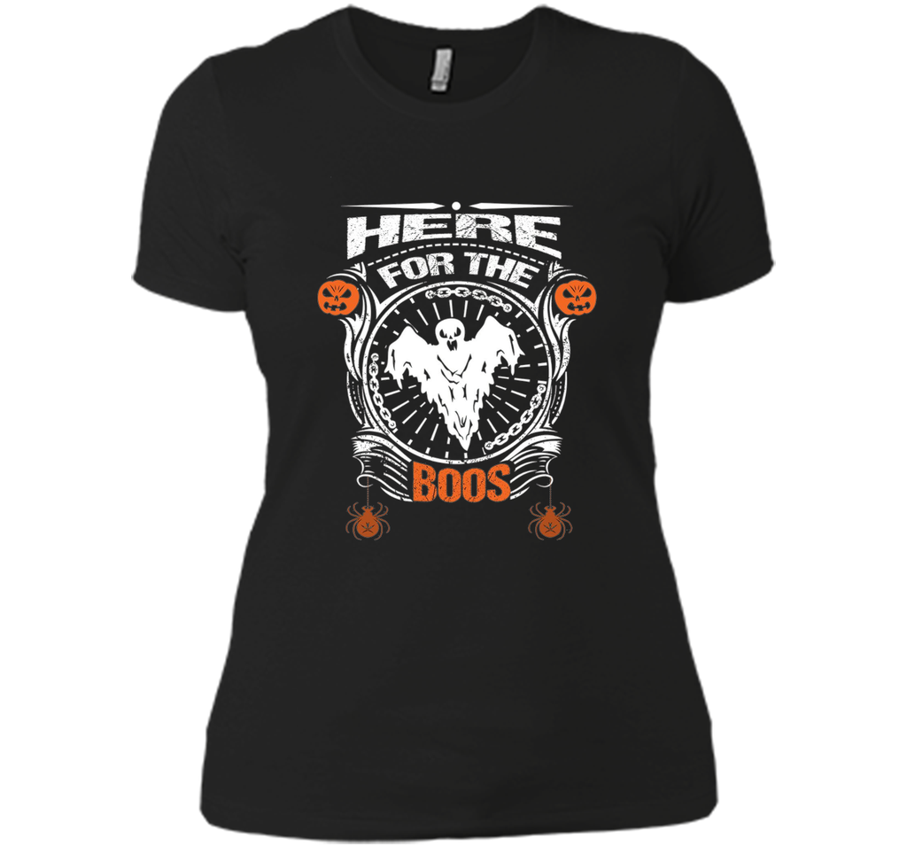Boos Tshirt Halloween Ghost and Spider Tshirt shirt